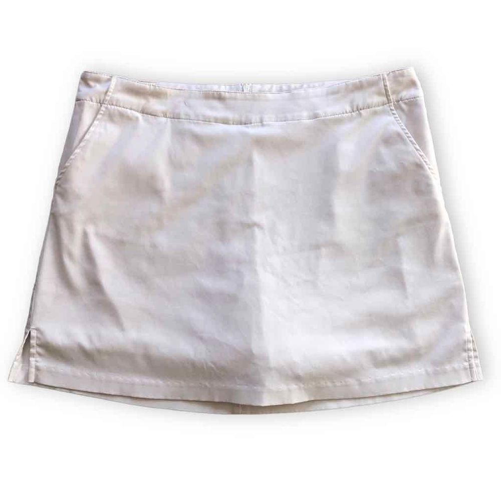 Lady Hagen size 14 White Golf Skirt Skort Pickle Tennis Mini Skirt Athletic 256